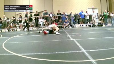 138 lbs Consi Of 64 #2 - Elliot Wullbrandt, Clackamas WC vs James Buck III, Dominate WC