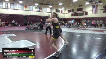 JV-7 lbs Round 2 - Madison Arnold, Independence vs Callie Nosbisch, Vinton-Shellsburg