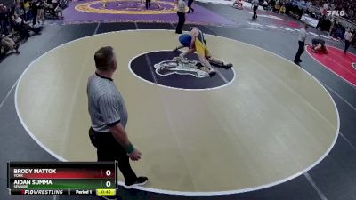 Cons. Round 3 - Brody Mattox, York vs Aidan Summa, Seward