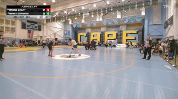 285 lbs Cons. Round 1 - Daniel Grant, William Penn H.S. vs Henry Gardner, Tower Hill Hs