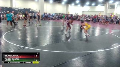 132 lbs Round 6 (10 Team) - Tayten Coufal, Alburnett vs Michael Soto, Genoa Wrestling Club