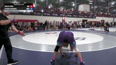 74F kg Champ. Round 1 - Ryder Downey, Panther Wrestling Club RTC vs Nicco Ruiz, Southwest Wrestling Club