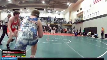 285 lbs Semifinal - Brady Beck, Rochester Wrestling Club vs Isaac Moss, Delta Wrestling Club Inc.