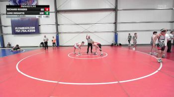 126 lbs Rr Rnd 2 - Richard Rogers, Indiana Outlaws Black vs Luke DeSantis, All-American Wrestling Club HS