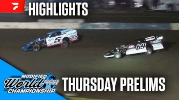 Highlights | 2025 Modified World Championship Thursday at Mississippi Thunder Speedway