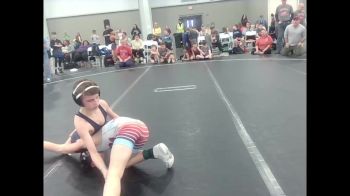 100 lbs Round 2 (8 Team) - Trent Collins, Virginia Patriots vs Sully McNair, Rebellion