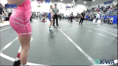 78 lbs Rr Rnd 2 - Riann St. Clair, Choctaw Ironman Youth Wrestling vs Kaceleigh Taylor, Harrah Little League Wrestling