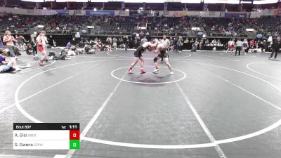 174 lbs Consi Of 4 - Ayden Gisi, Aberdeen vs Gunner Owens, South Central Punisher Wrestling Club