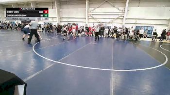 106 lbs Quarterfinal - Cody Vick, Gunnison vs Owen Anderson, Mountain Ridge