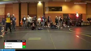 92 lbs Round 5 - Rylan Kujawa, The Untouchables vs Beau DeLong, Crass Trained