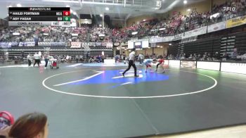 125 lbs Cons. Round 1 - Hailei Fortman, Mound City- Jayhawk Linn Hs vs Ady Fagan, Burden-Central Hs