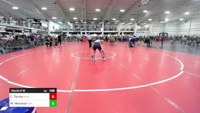 124 lbs Round Of 16 - Cash Torres, Doughboys WC vs Miles Marshall, Shipbuilder WC