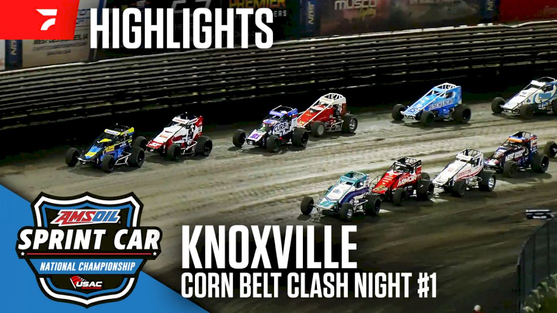 Highlights: USAC Corn Belt Clash Friday at Knoxville