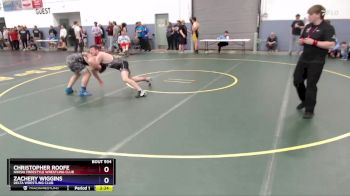 97 lbs Round 3 - Zachery Wiggins, Delta Wrestling Club vs Christopher Roofe, Nikiski Freestyle Wrestling Club