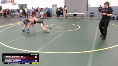 97 lbs Round 3 - Zachery Wiggins, Delta Wrestling Club vs Christopher Roofe, Nikiski Freestyle Wrestling Club