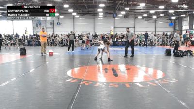 84 lbs Round 5 (3pm Friday) - Grayden Paris, POWA vs Marco Plasner, PA Gold