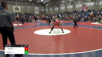 145 lbs Quarterfinal - Logan Gioffre, Buchanan vs Tyler Okada, Servite