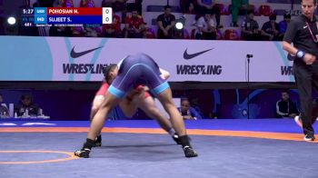 70 kg 1/4 Final - Narek Pohosian, Ukraine vs Sujeet Sujeet, India