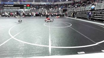 92 lbs Quarterfinal - Colt Roeder, Young Guns vs Brayden Washington, Rogue Warrior WC