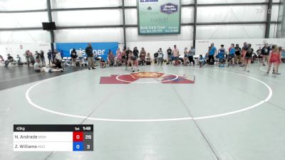 43 kg Rr Rnd 5 - Natalie Andrade, MGW Bittersweet Mint vs Zolah Williams, Team Missouri