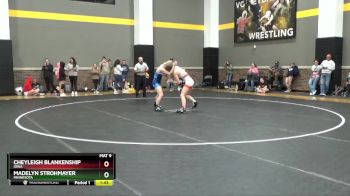 124 lbs Round 2 - Cheyleigh Blankenship, Iowa vs Madelyn Strohmayer, Minnesota