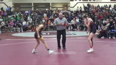 100 lbs Cons. Round 2 - Addison Neville, New Hampton/Turkey Valley vs Mazy Druschel, Vinton-Shellsburg