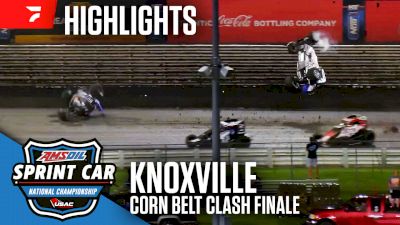 Highlights | 2025 USAC Corn Belt Clash Finale at Knoxville Raceway