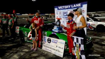 Keelan Harvick Reacts After Beating Dad And Scoring First Pro Late Model Victory