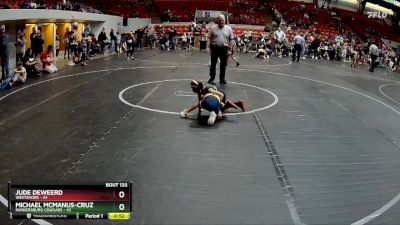 36-40 lbs Round 2 - Jude DeWeerd, Westshore vs Michael Mcmanus-Cruz, Parkersburg Cougars