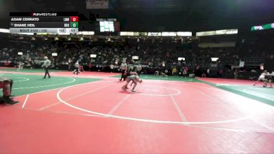 100 lbs Cons. Round 2 - Shane Heil, NROA vs Adam Cerrato, LWW1