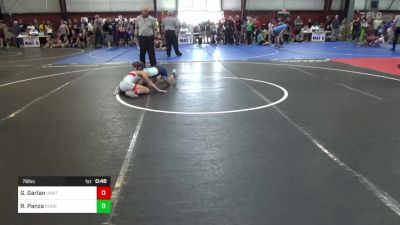 78 lbs Quarterfinal - Giovanni Garlan, Unattached vs Ryan Panza, Shore Thing