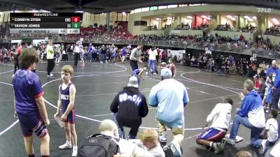 55 lbs Champ. Round 2 - Corbyn Zitek, Cavalry Wrestling Club vs Tavion Jones, Sherman Challengers