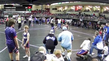 55 lbs Champ. Round 2 - Corbyn Zitek, Cavalry Wrestling Club vs Tavion Jones, Sherman Challengers