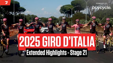 Watch In Canada: 2025 Giro d'Italia Stage 21 Extended Highlights