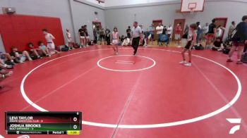 90 lbs Round 1 (6 Team) - Joshua Brooks, Built Different vs Levi Taylor, Pirate Wrestling Club