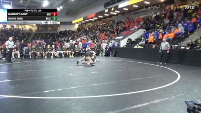 138 lbs Quarterfinal - Garrett Gant, Hinton vs Gavin Wiig, Woodbury Central