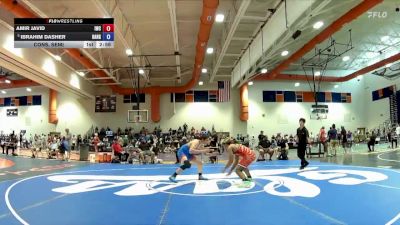 138 lbs Cons. Semi - Amir Javid, Integrity Wrestling Club vs Ibrahim Dasher, Culpeper Warriors Wrestling Cl