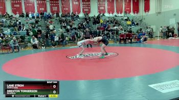 150 lbs Cons. Round 4 - Lane Stroh, North Fork vs Drexton Torgerson, Richfield