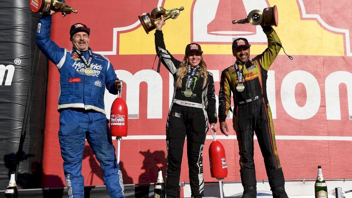 Force, Todd and Anderson Claw Their Way To Victory At NHRA New England Nats