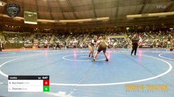 Consi Of 4 - Brock Burcham, Coweta Tiger Wrestling vs Luke Thomas, Mcalester Youth Wrestling