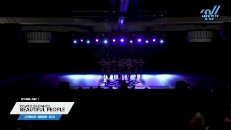 Power of Dance - Beautiful People [2023 Senior - Kick Day 1] 2023 One Up Grand Nationals