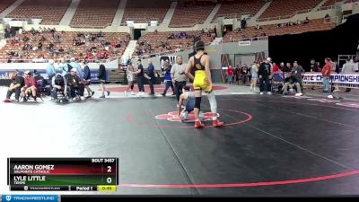 D3-120 lbs Cons. Round 2 - Lyle Little, Tempe vs Aaron Gomez, Salpointe Catholic