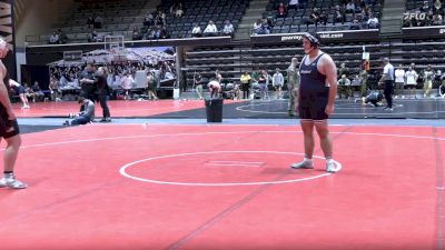 285 lbs Round Of 16 - Gino Guerrisi, Mercyhurst vs Sam Sorenson, Army