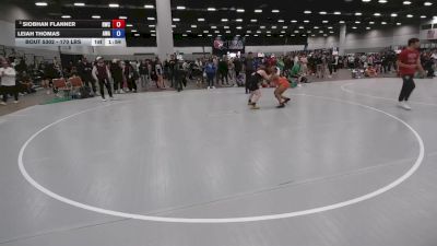 170 lbs Champ. Rd Of 16 - Siobhan Flanner, Raider Wrestling Club vs Leiah Thomas, Ace Wrestling Academy