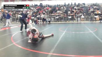 132 lbs Semifinal - Davi DosSantos, Arlington vs Cole Mallon, Greater Lawrence