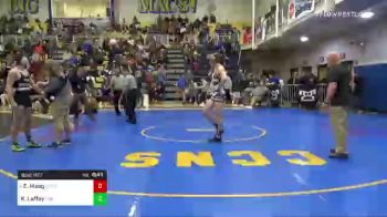 152 lbs 3rd Place - Evan Maag, Notre Dame GP vs Kelin Laffey, Pine Richland