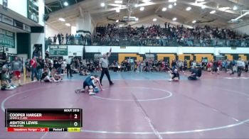 85 lbs Champ. Round 2 - Cooper Harger, Lewis & Clark vs Ashton Lewis, Middleton