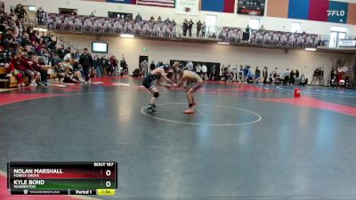 106 lbs Semifinal - Kyle Bond, Warrenton vs Nolan Marshall, Forest Grove