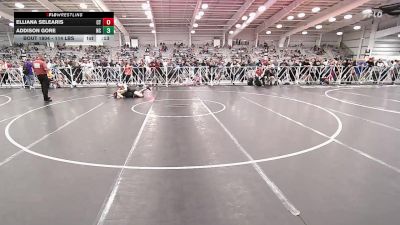 114 lbs Consi Of 16 #1 - Elliana Selearis, CT vs Addison Gore, NC