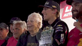 Carson Hocevar Reacts After Third Money In The Bank 150 Win At Berlin Raceway